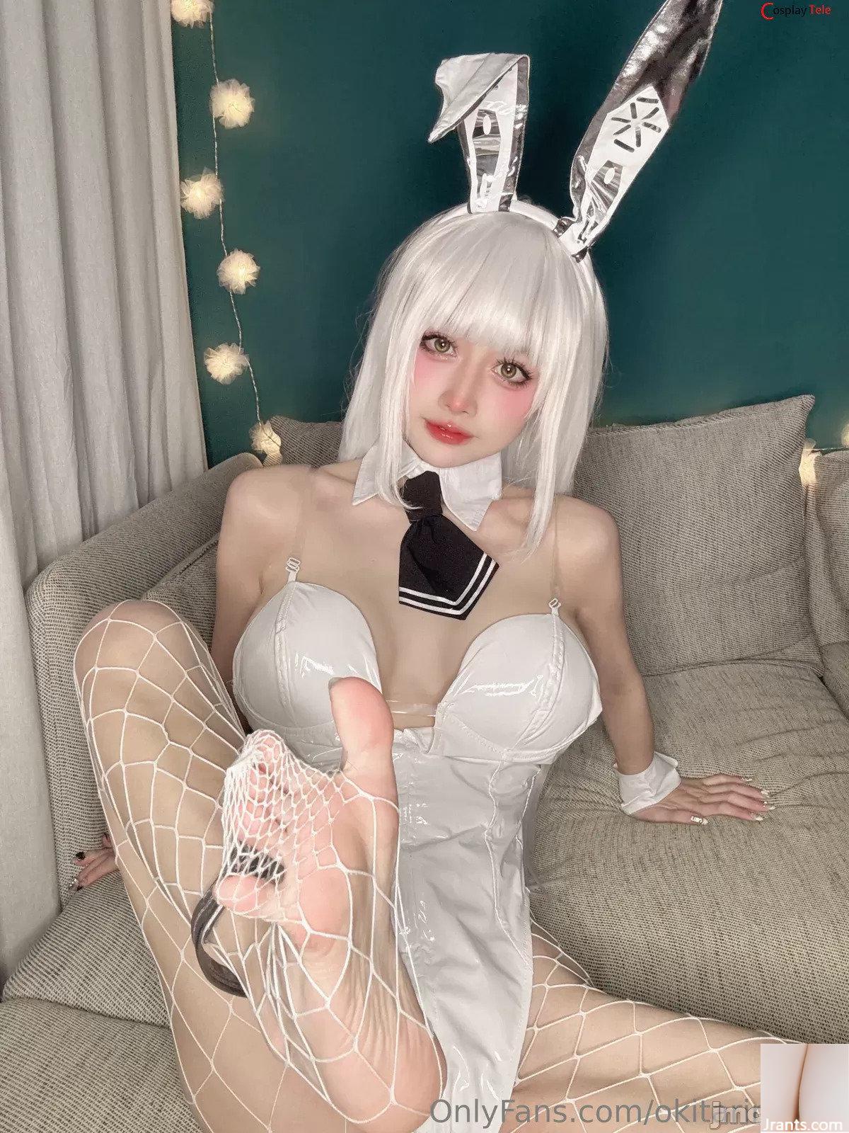 Okita Rinka Rinka-Okita Rinka cosplay Blanc – NIKKE (75P) - Ảnh 16