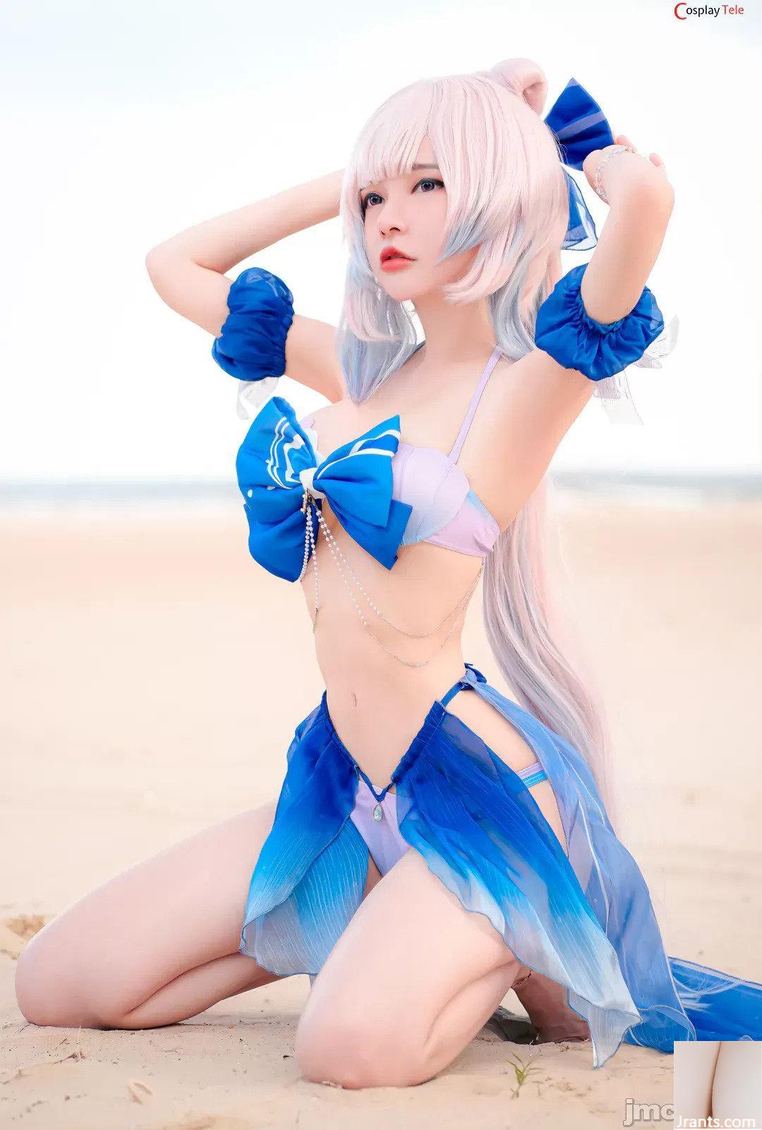 Cosplayer vô danh cosplay Kokomi Bikini – Genshin Impact (21P) - Ảnh 15