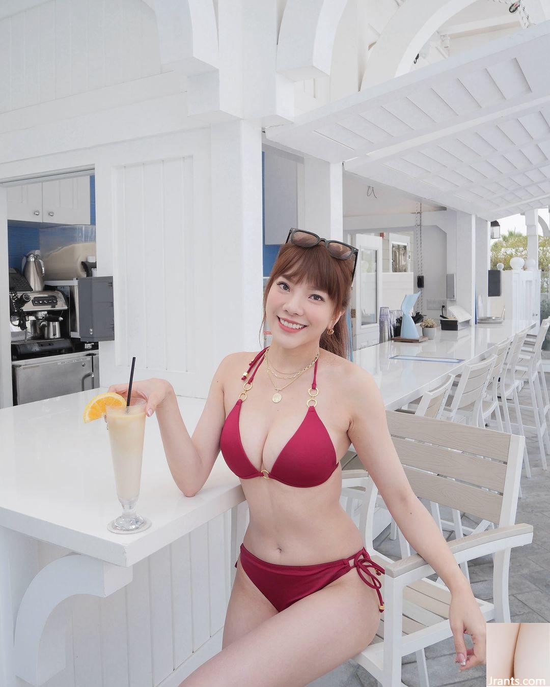 “Bộ ảnh bikini của Xiaoyou bị lộ trong kỳ nghỉ ở Los Angeles trông giống như phiên bản đen tối của Lee Da Hye” (11P) - Ảnh 11