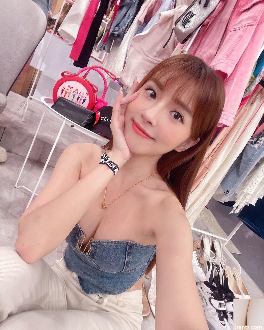 “Xia Yiwei” có bộ ngực trắng nõn, mềm mại, dáng người tròn trịa và đầy đặn đến kinh ngạc (10P) - Ảnh 5