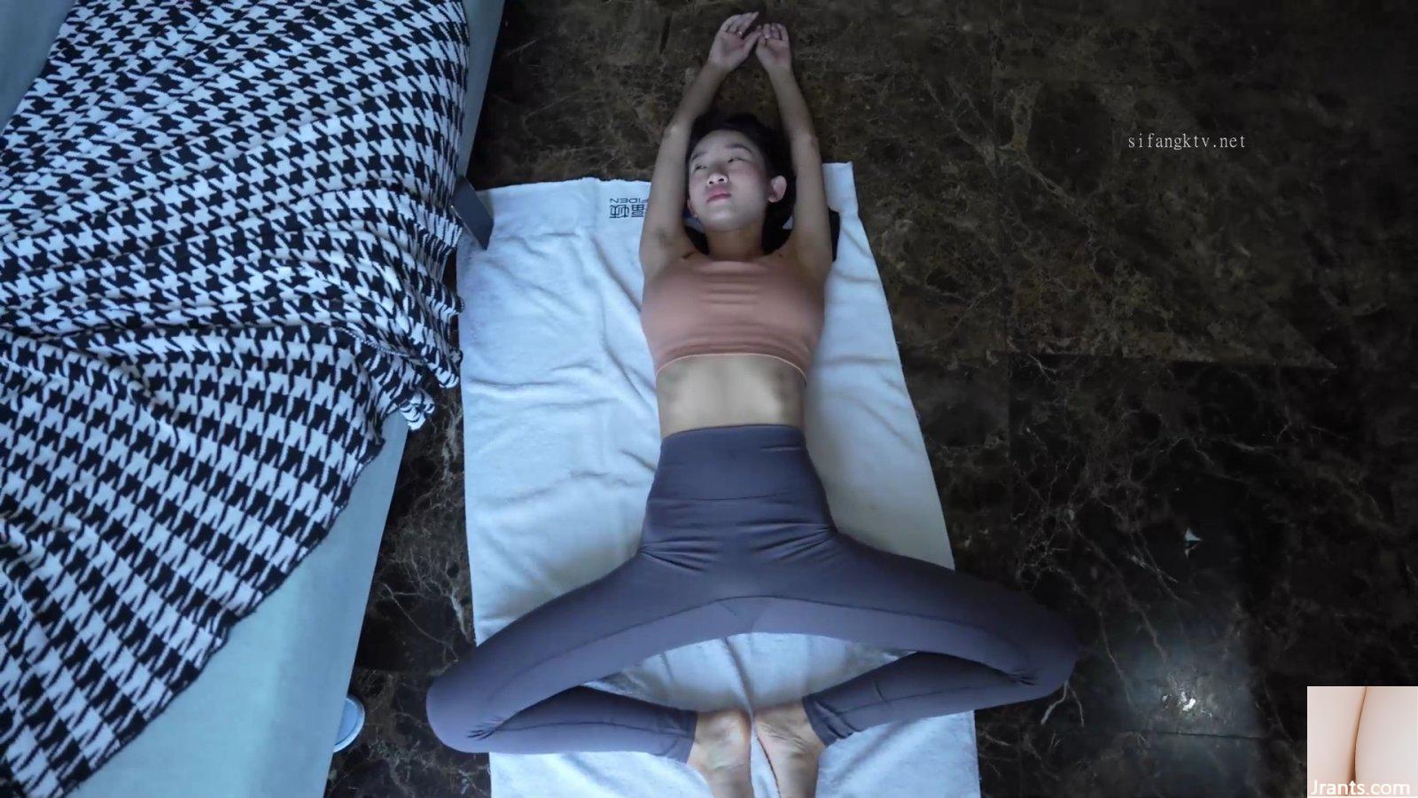 Bản ghi đầy đủ về cảnh chụp hình yoga ngượng ngùng của người mẫu Trung Quốc phiên bản nâng cao-03 (100P) - Ảnh 42