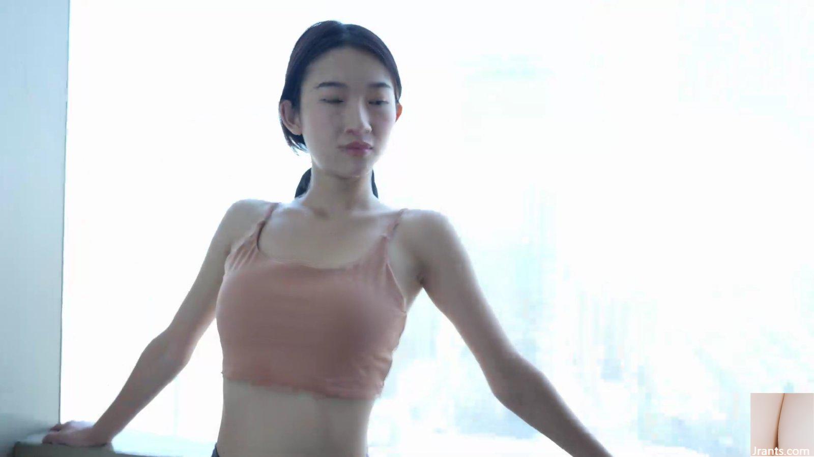 Bản ghi đầy đủ về cảnh chụp hình yoga đẹp nhút nhát của người mẫu Trung Quốc-Phiên bản nâng cao-02 (100P) - Ảnh 42