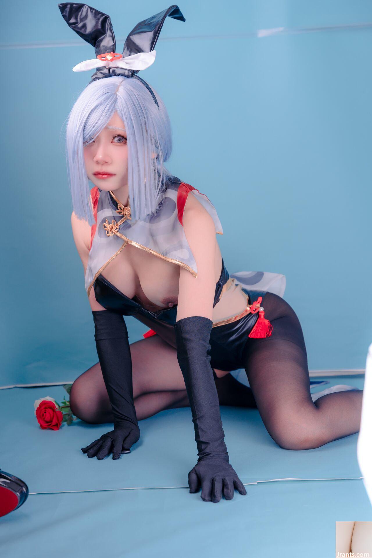 Banitsuru! Chú hạc trông kỳ dị khi đeo tai thỏ - Ảnh 21