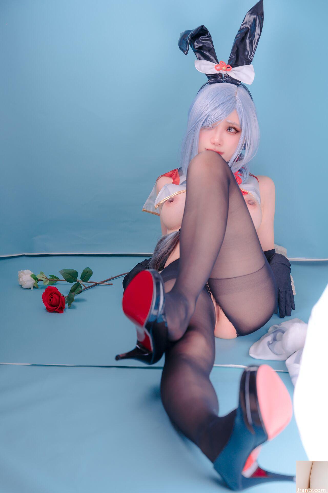 Banitsuru! Chú hạc trông kỳ dị khi đeo tai thỏ - Ảnh 26