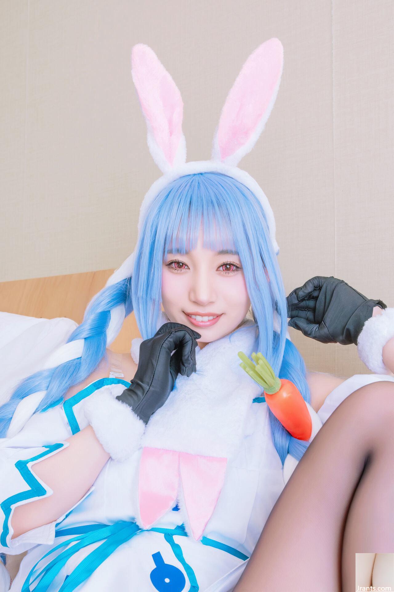 Thỏ siêu dễ thương đẳng cấp thần tượng Một cô gái xinh đẹp tên Pekora có làn da bè và chiếc nhẫn tử thần mù quáng! ! tinh dịch - Ảnh 42