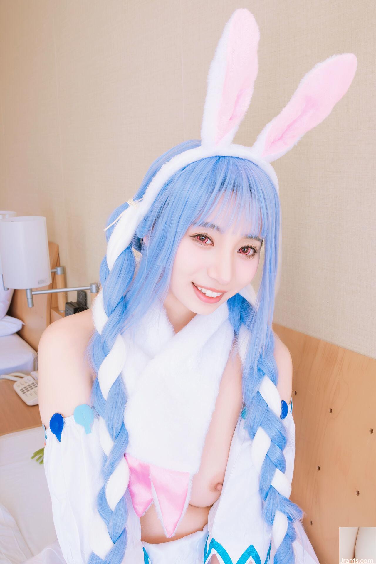 Thỏ siêu dễ thương đẳng cấp thần tượng Một cô gái xinh đẹp tên Pekora có làn da bè và chiếc nhẫn tử thần mù quáng! ! tinh dịch - Ảnh 87