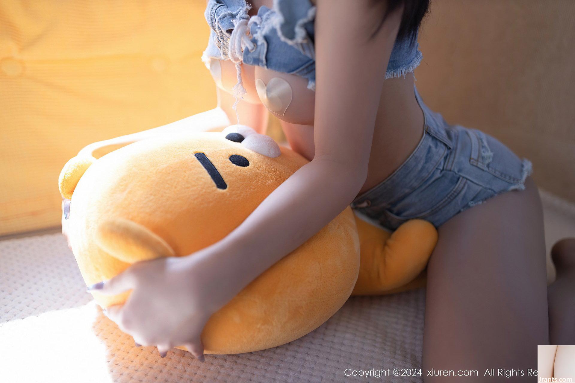 Người đẹp Xiong Xiaonuo đẹp nhất trong trang phục denim gợi cảm, táo bạo khoe ngực khi chụp ảnh cắm trại (34P) - Ảnh 10