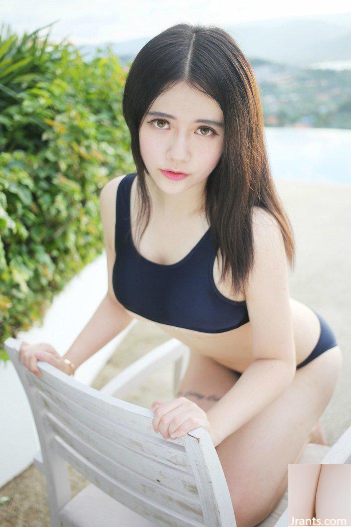 Áo tắm nữ sinh đẹp nhất Li Xueting có phần trước và sau nhô ra quá quyến rũ (52P) - Ảnh 22