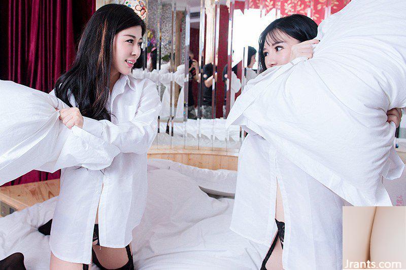 Chị em ngực to mông béo bị dụ dỗ trong phòng riêng (45P) - Ảnh 21