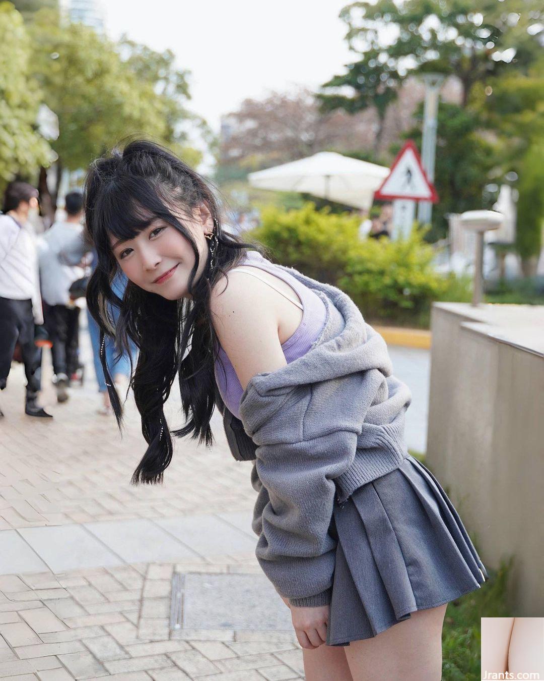 Cô gái xinh đẹp “Lu Zixuan Lois” có khuôn mặt ngọt ngào và cảm giác yêu đời (10P) - Ảnh 8