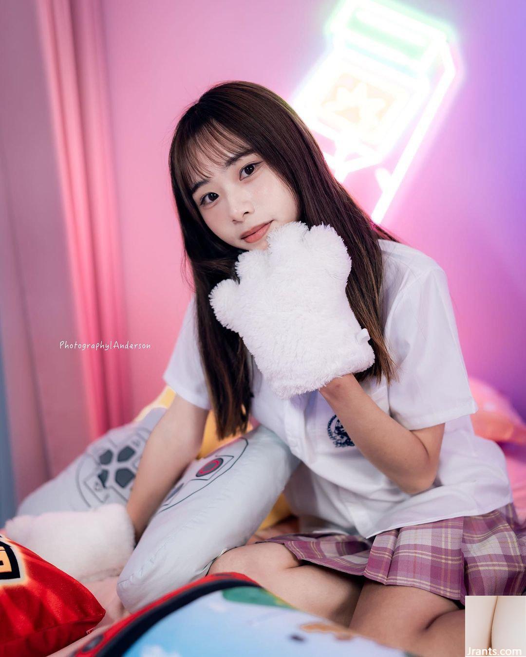 Bộ ngực trắng nõn và mềm mại đến Hụt hơi của “TN Yuanyuan” là bữa tiệc thị giác (10P) - Ảnh 7