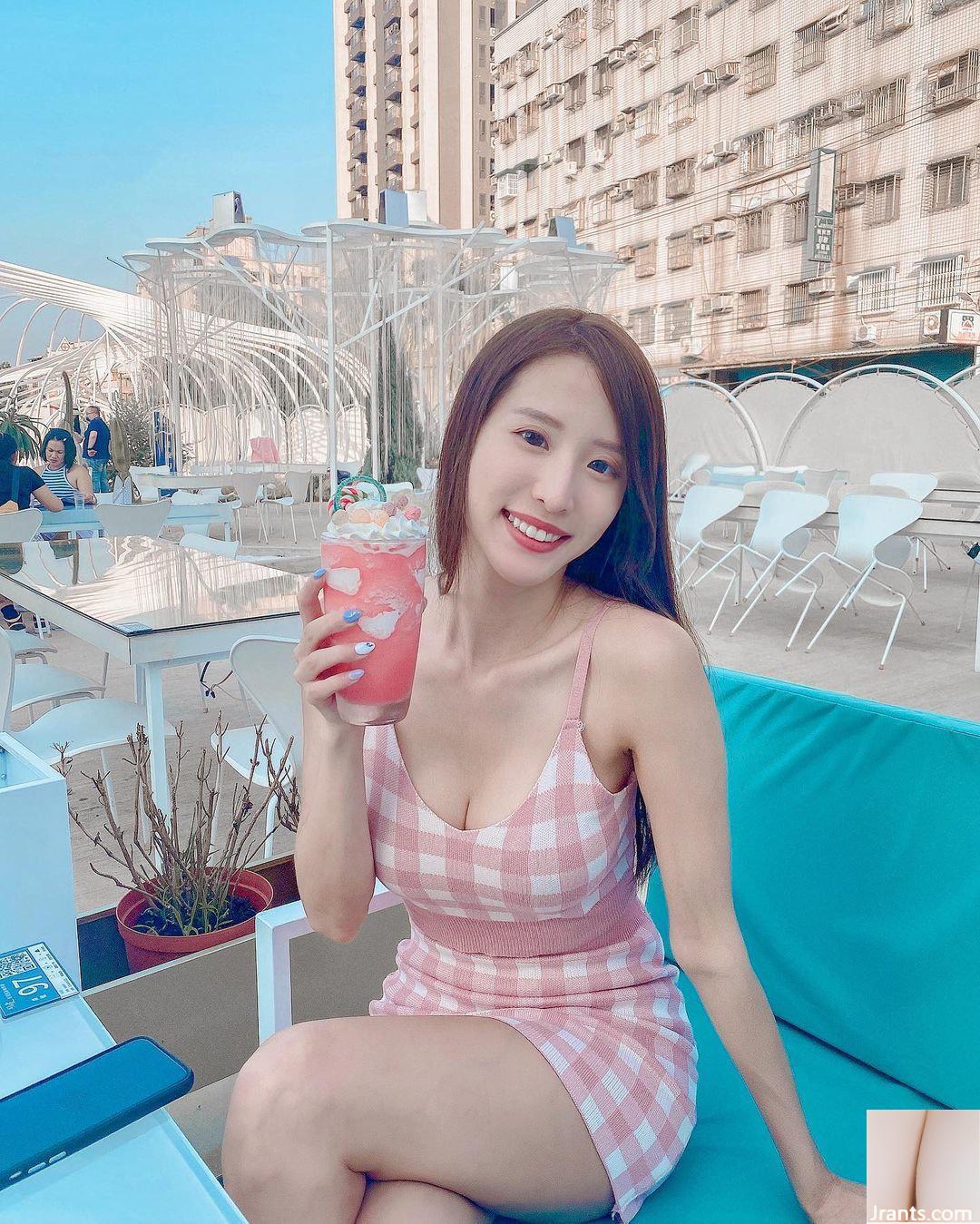 Nữ thần “Taozi Mianyang” có nụ cười ngọt ngào và rãnh sâu rất quyến rũ (10P) - Ảnh 9