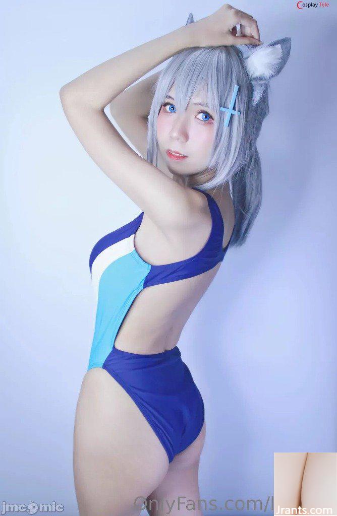 lMusicl cosplay Sunaookami Shiroko – Lưu trữ màu xanh (40P) - Ảnh 11