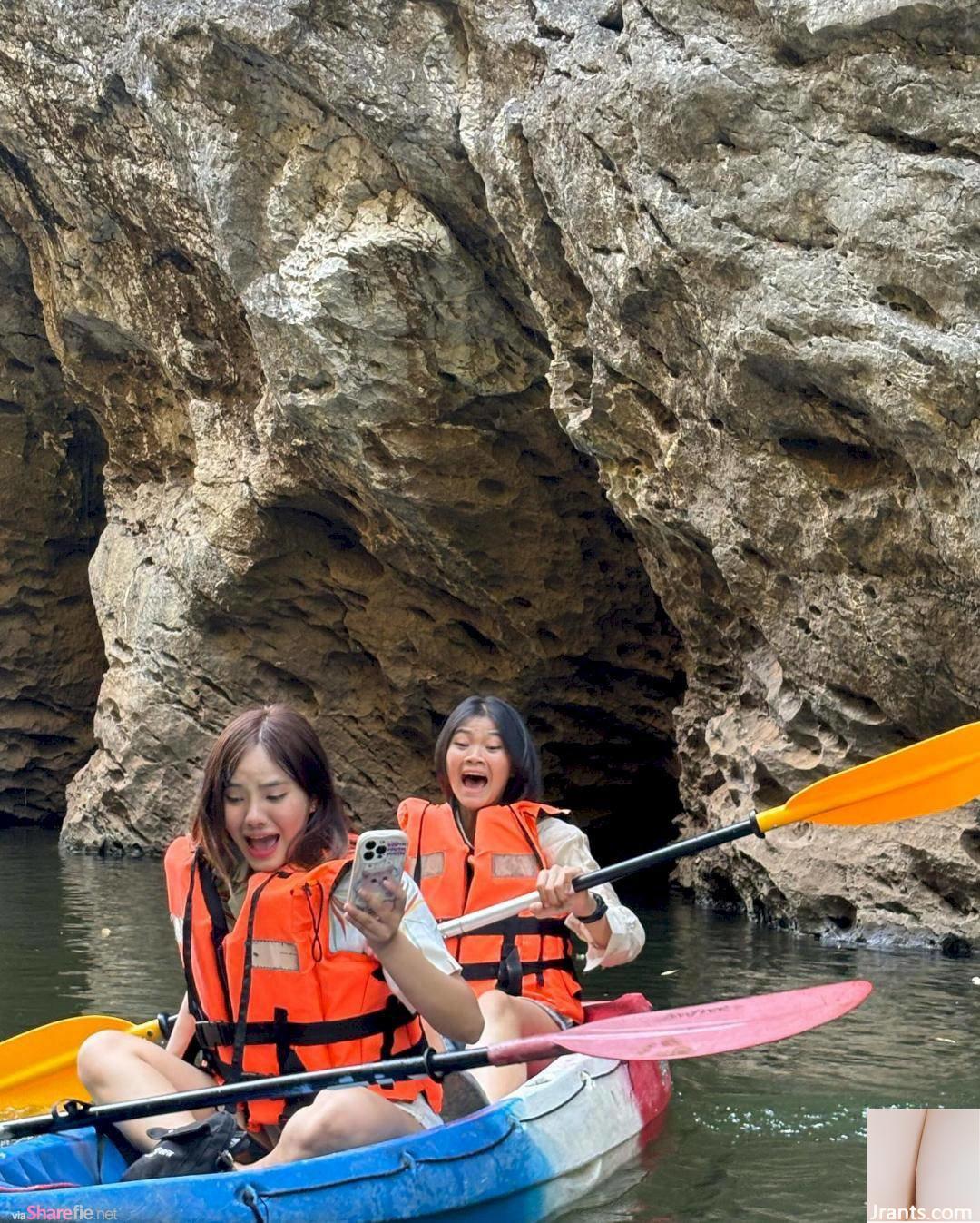 Zhengmei đang chèo thuyền ở vùng nông thôn, dòng sông êm đềm trong nháy mắt biến thành sóng dữ dội - Ảnh 5