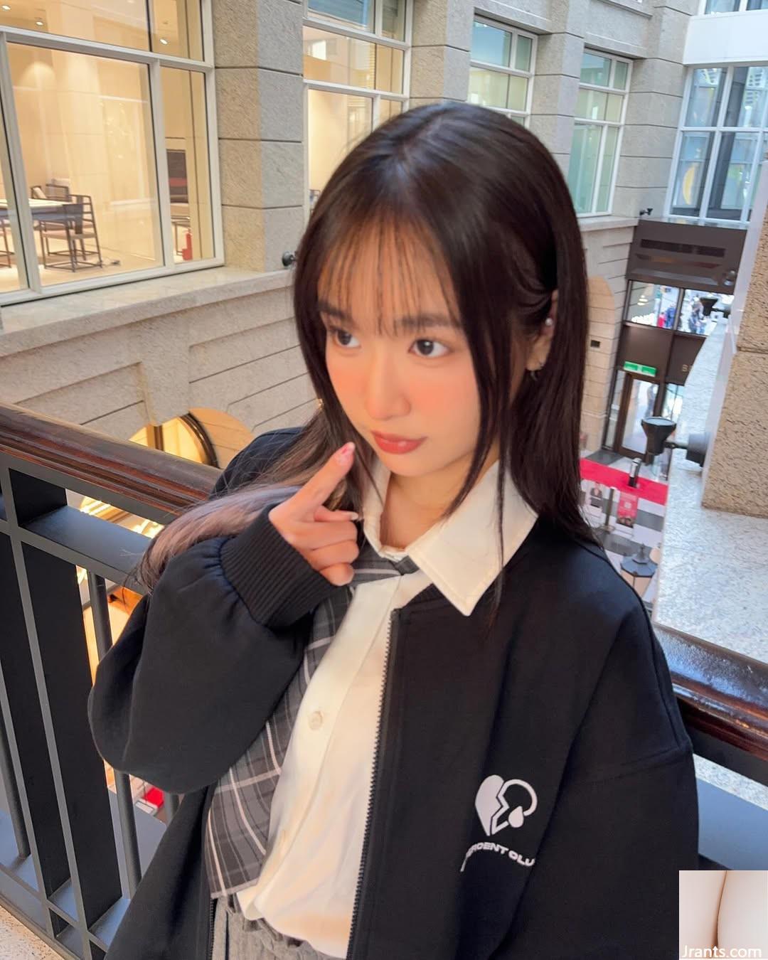 Cô gái nắng “Guo Guo” da trắng như tuyết trắng tinh khiết tươi và thanh lịch (10p) - Ảnh 9