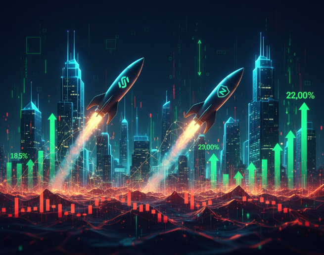 Starknet và Zcash bứt phá với mức tăng trưởng hai chữ số, ngược dòng thị trường tiền điện tử