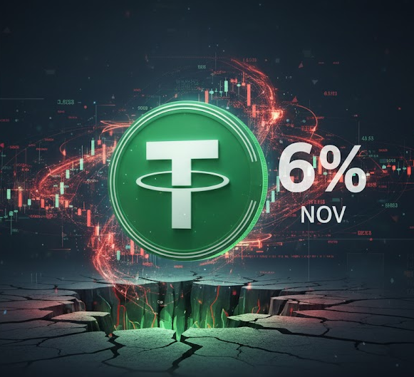 Sự thống trị của Tether đạt 6% vào tháng 11 – Tại sao đây là một tín hiệu đáng lo ngại