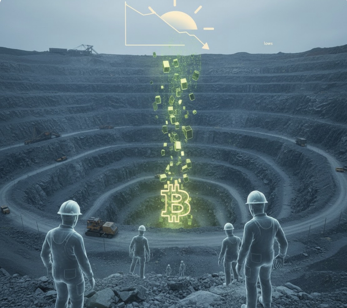 Phí thợ đào Bitcoin xuống mức thấp 12 tháng, phụ thuộc vào phần thưởng khối