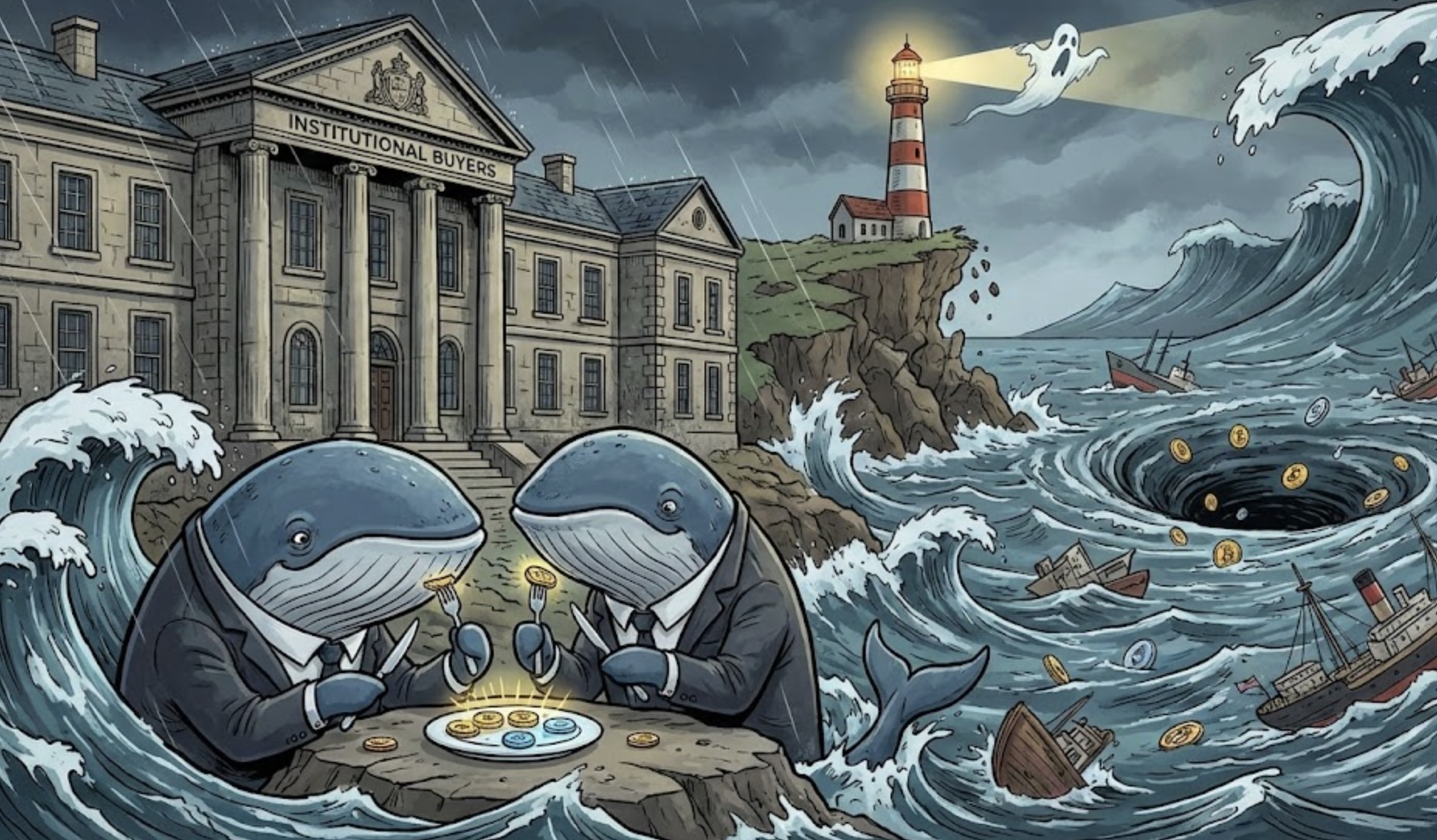 Nhà đầu tư tổ chức “mua dip”, nhưng cú rung lắc cuối có thể chưa xong