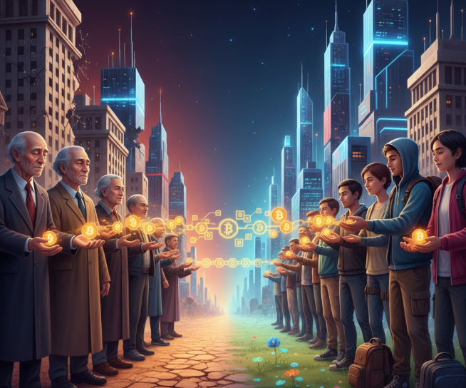 Bitcoin ghi nhận làn sóng chuyển giao: Người mới hấp thụ lực bán từ nhà đầu tư cũ