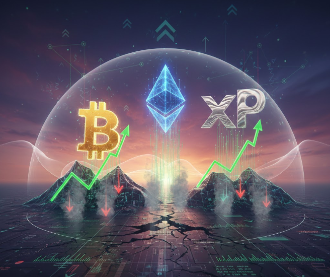 Dự đoán giá TOP 3 tiền điện tử: BTC, ETH và XRP bật tăng khi áp lực giảm giá dần suy yếu