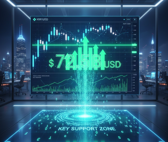 Dòng tiền quay lại XRP: Hơn 72,5 tỷ USD vị thế Long tập trung tại vùng hỗ trợ then chốt