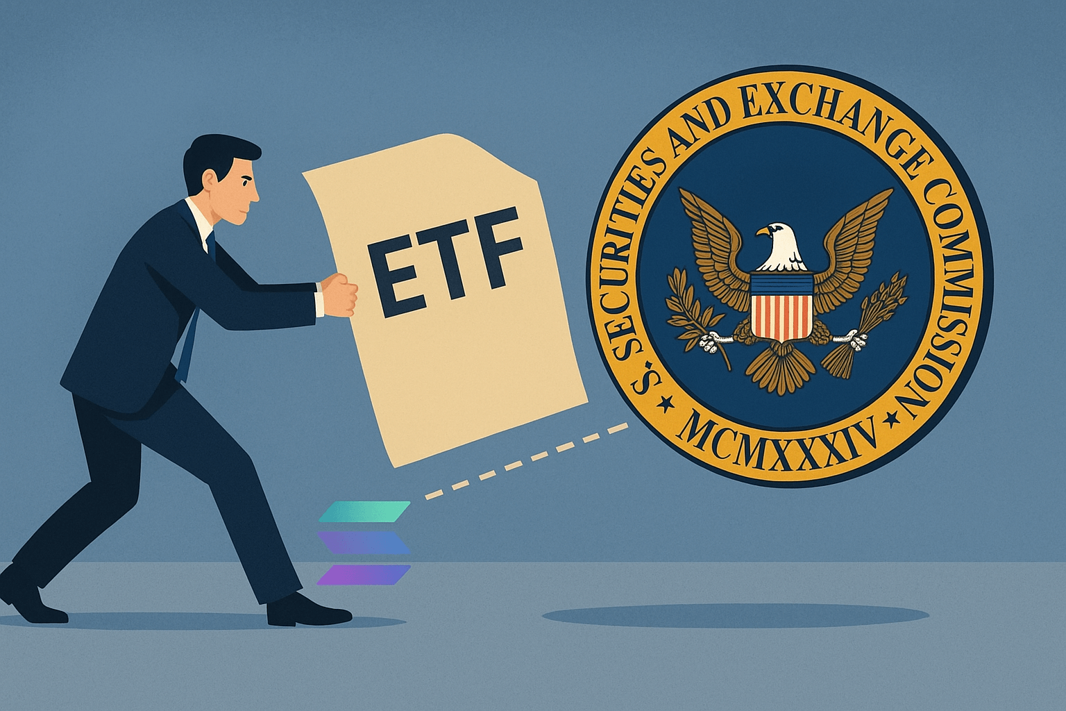 CoinShares rút hồ sơ đăng ký ETF Solana staking khỏi SEC