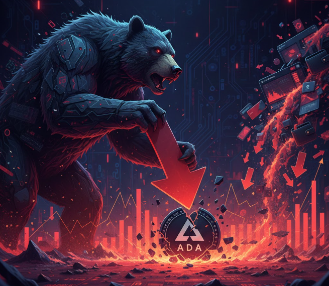 Giá Cardano (ADA) đối mặt nguy cơ giảm sâu hơn khi phe gấu tăng cường bán ra