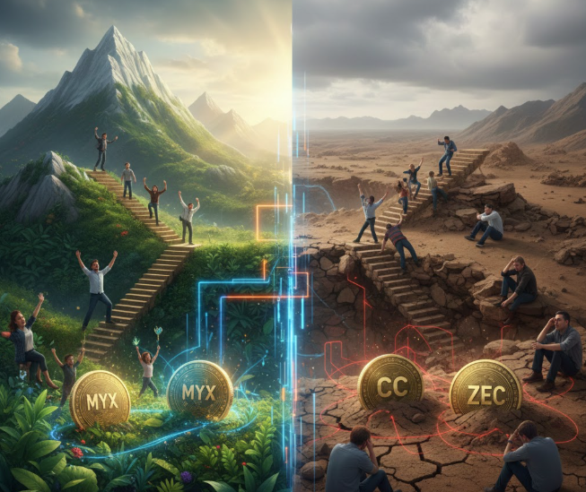 Bức tranh tuần trên thị trường tiền điện tử: MYX, LINK, CC, ZEC – Ai thắng, ai thua?