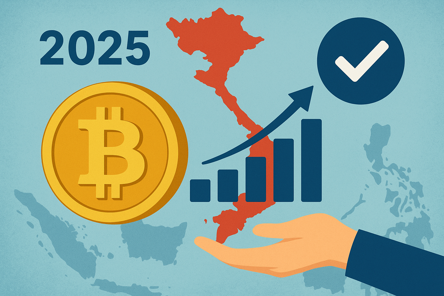 Việt Nam nằm trong top 10 quốc gia về mức độ chấp nhận tiền điện tử năm 2025