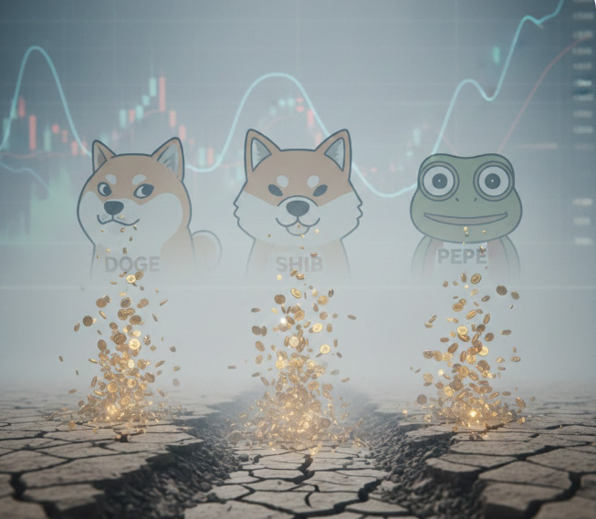 Thị trường meme coin: DOGE, SHIB, PEPE vẫn mờ nhạt dù dòng tiền nhỏ lẻ dâng cao