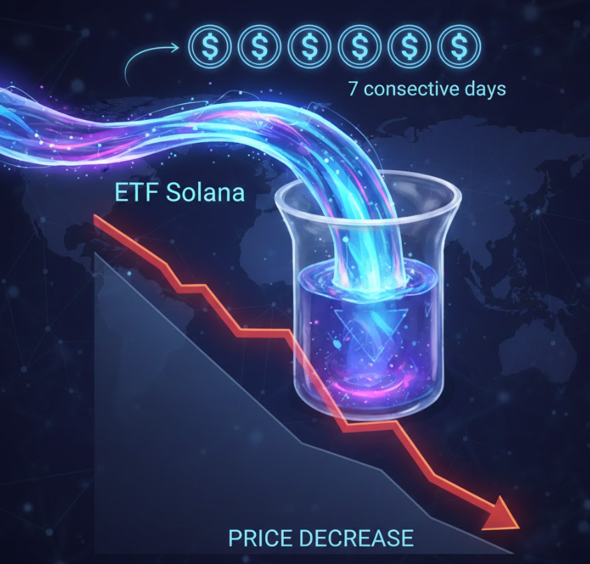 ETF Solana ghi nhận dòng tiền chảy vào 7 ngày liên tiếp bất chấp giá giảm