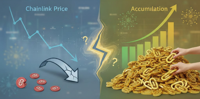 Giá Chainlink suy yếu giữa làn sóng tích lũy: Mâu thuẫn hay tín hiệu sớm?