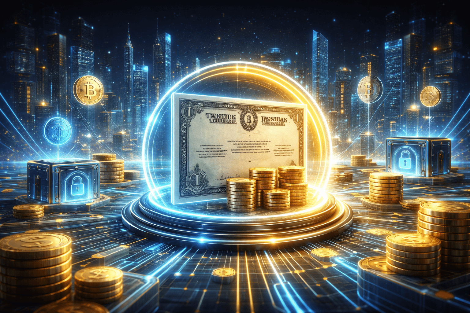 DeFi âm thầm rời bỏ tài sản thuần crypto, chuyển sang trái phiếu Kho bạc Mỹ