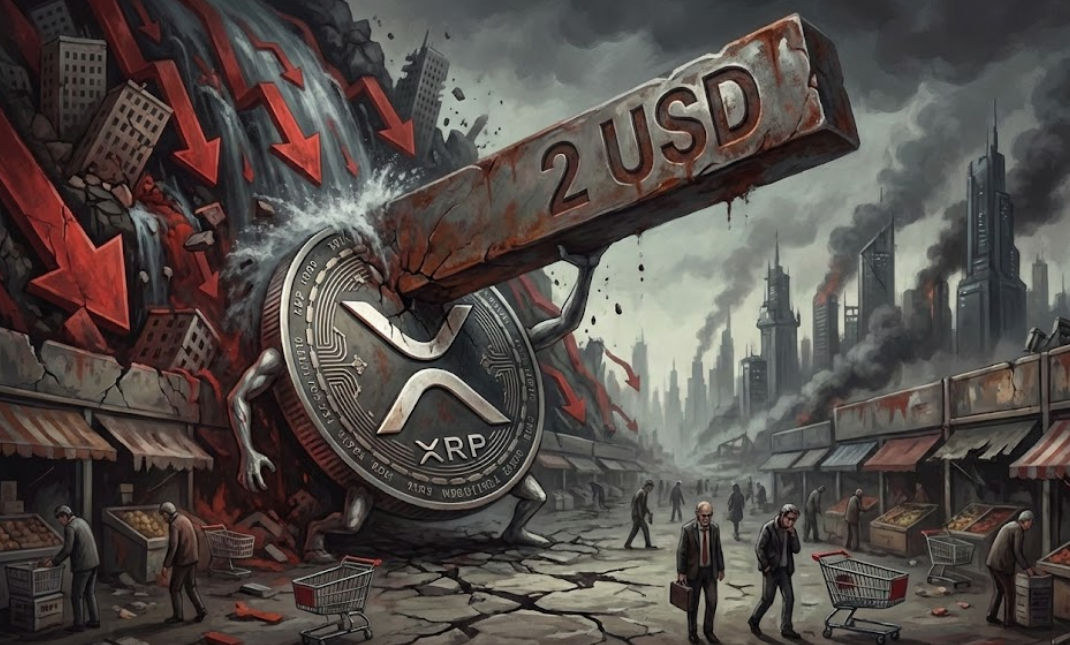 XRP mắc kẹt dưới mốc 2 USD khi áp lực giảm giá gia tăng và lực mua bán lẻ suy yếu