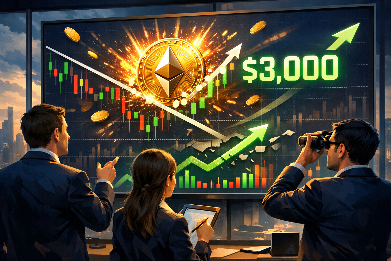 Các nhà phân tích dự báo ETH chuẩn bị “breakout” khi giá quay trở lại 3.000 USD