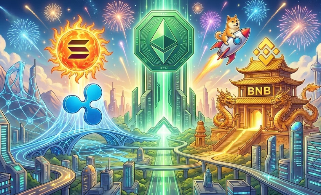 Nếu năm 2026 mang đến một mùa altcoin, liệu ETH, BNB, XRP, SOL và DOGE có phải là những đồng coin có hiệu suất tốt nhất?