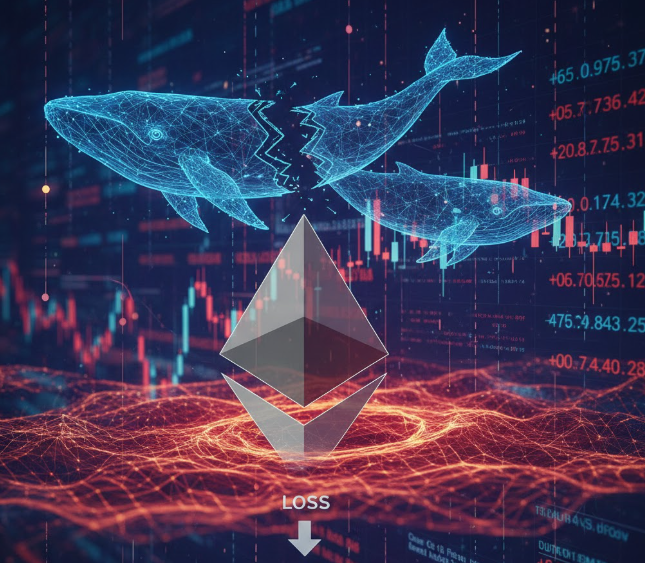 40% nguồn cung Ethereum rơi vào trạng thái thua lỗ khi các “cá voi” chia rẽ chiến lược