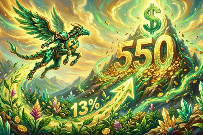 Giá ZEC nhắm mục tiêu 550 USD trong bối cảnh tăng giá 13%