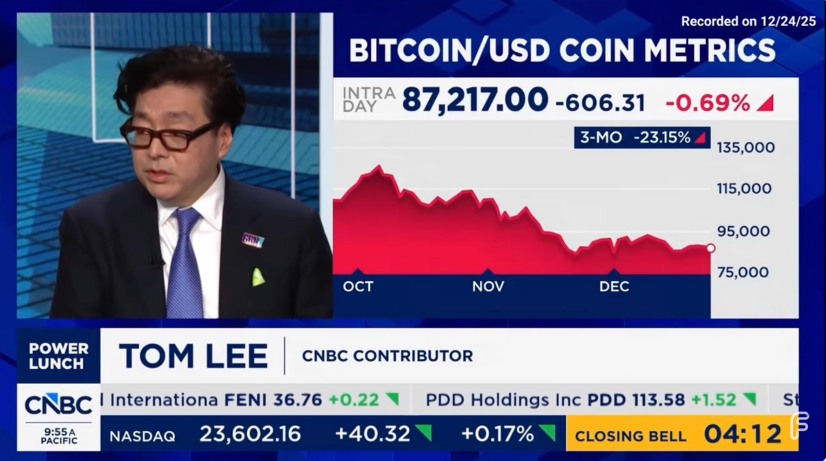 Tom Lee: Vai trò của Ethereum trong lĩnh vực mã hóa token đang được chú trọng