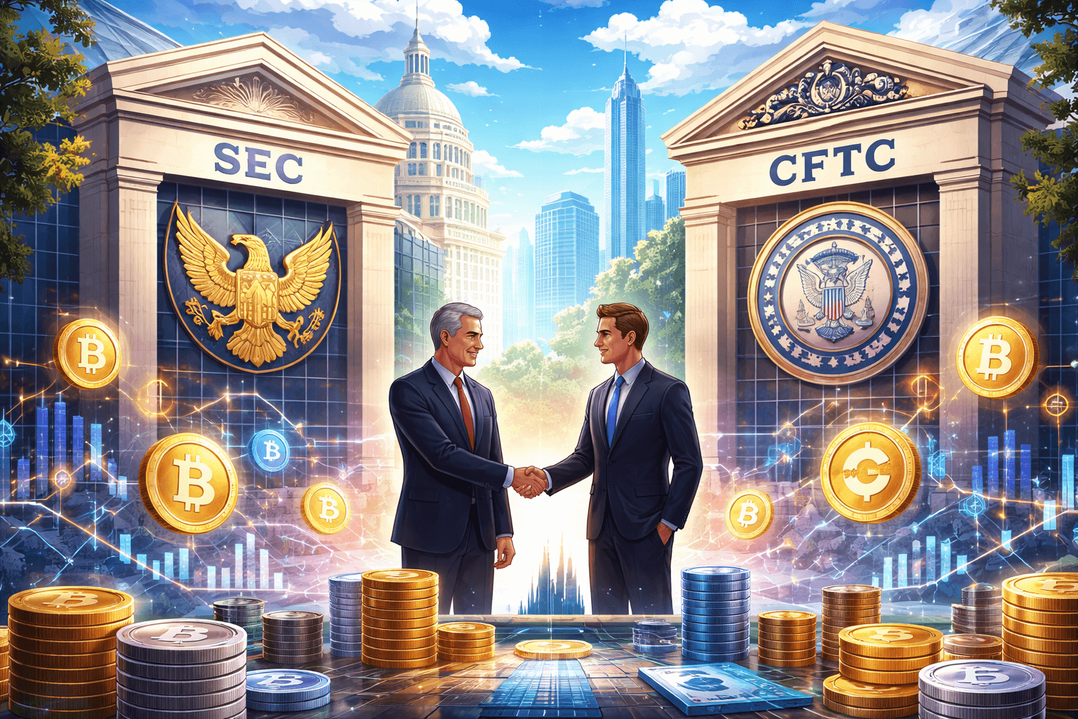SEC và CFTC tăng tốc hợp tác, định hình khung quản lý crypto năm 2026