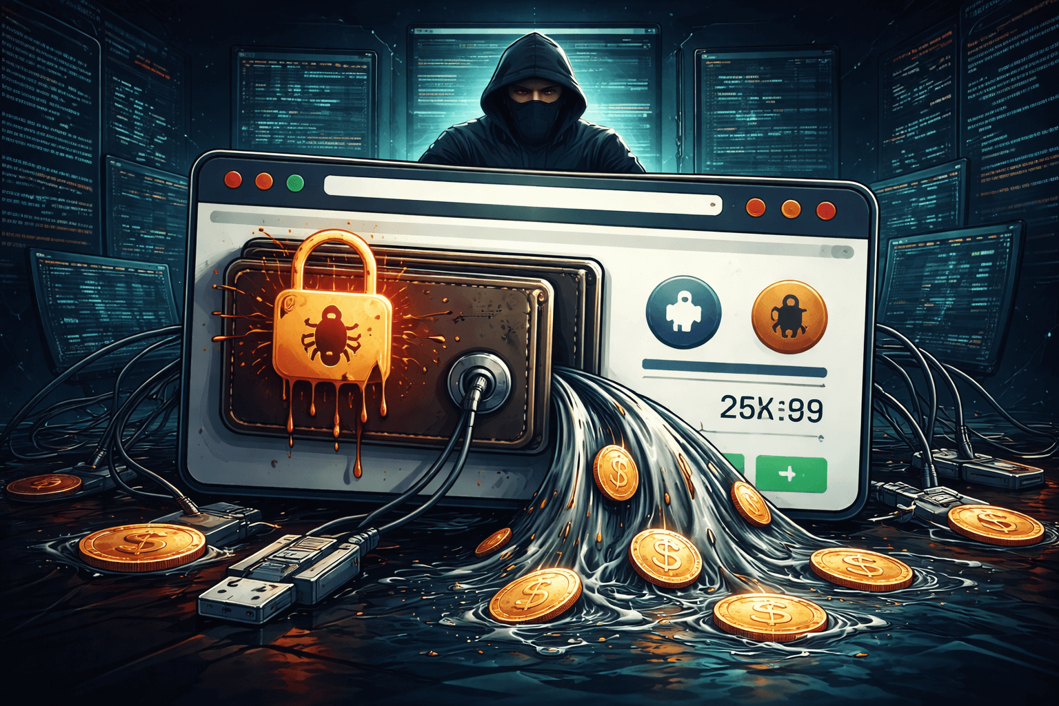 Ví trình duyệt: Lỗ hổng chết người khiến crypto mất 713 triệu USD 2025