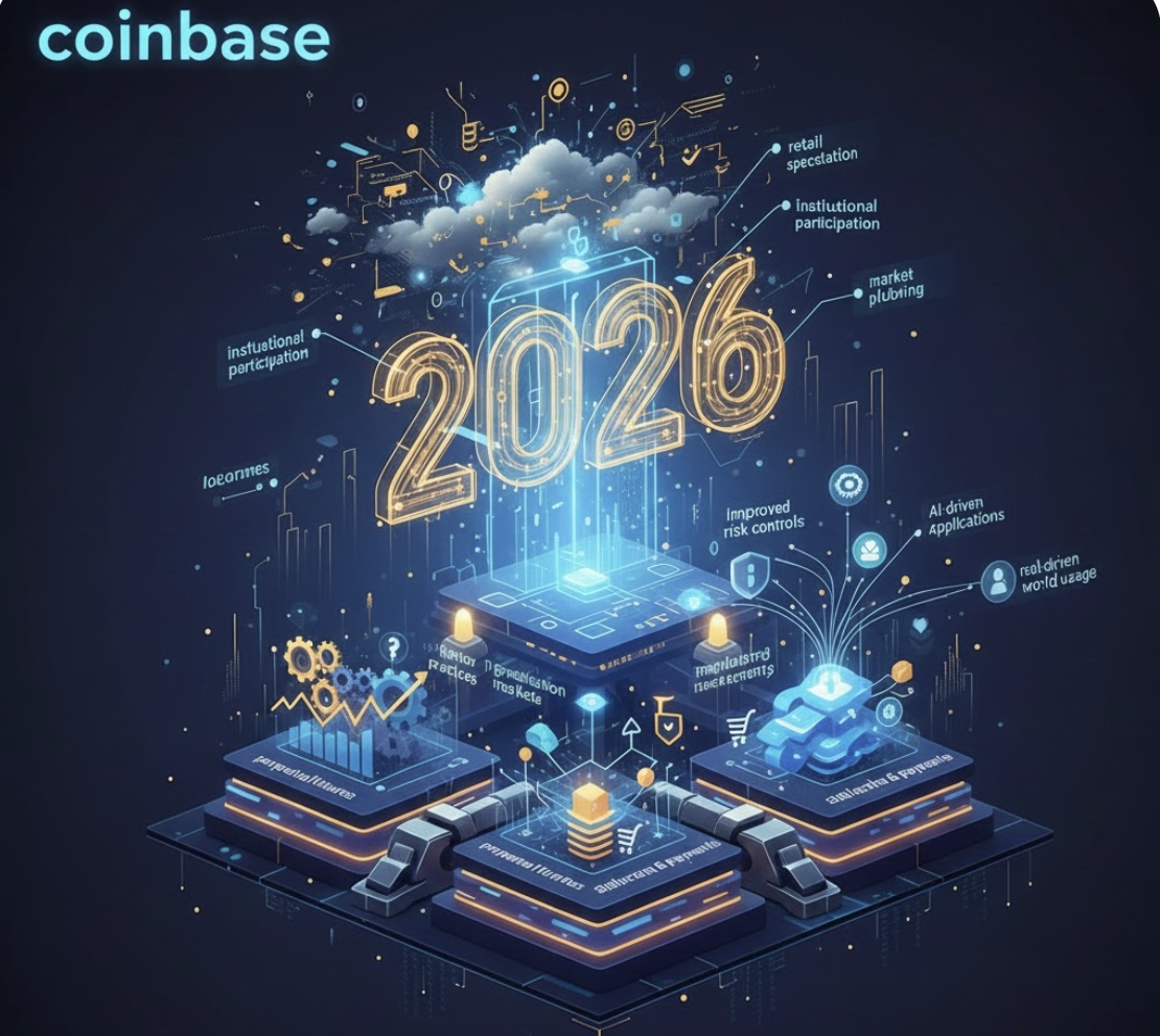 Coinbase cho biết 3 lĩnh vực sẽ chi phối thị trường crypto trong năm 2026