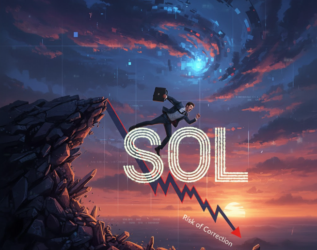 Giá Solana đối mặt rủi ro điều chỉnh khi áp lực bán gia tăng trong mô hình nêm giảm