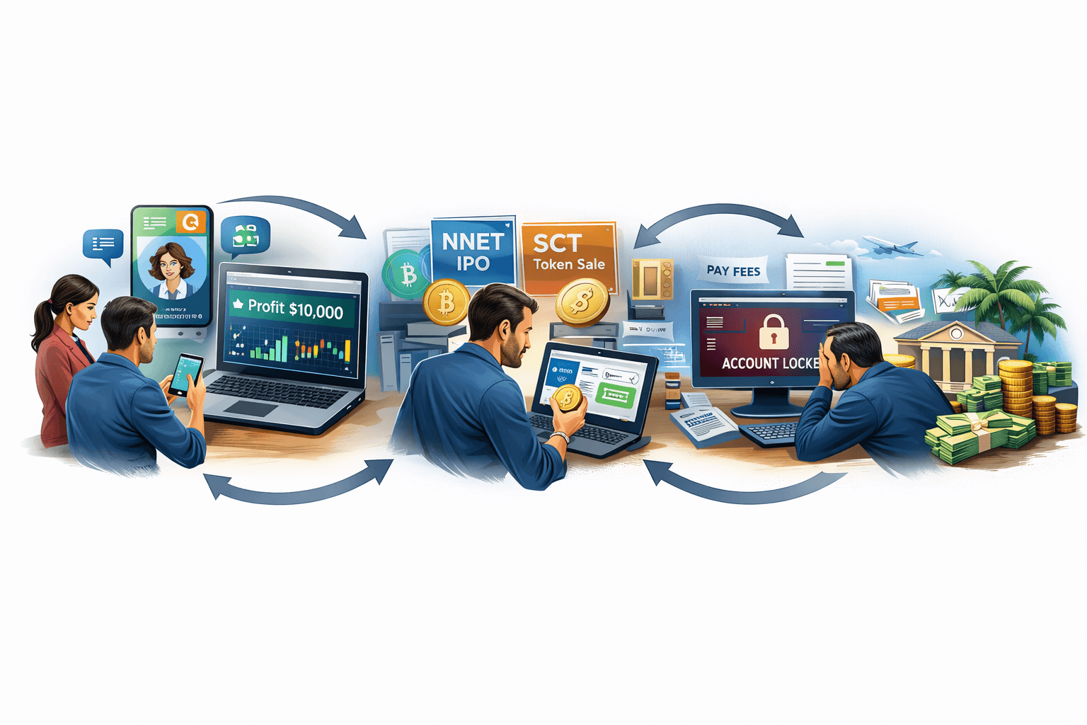 Cảnh báo lừa đảo crypto AI: Mô hình 5 bước nhà đầu tư Việt cần biết