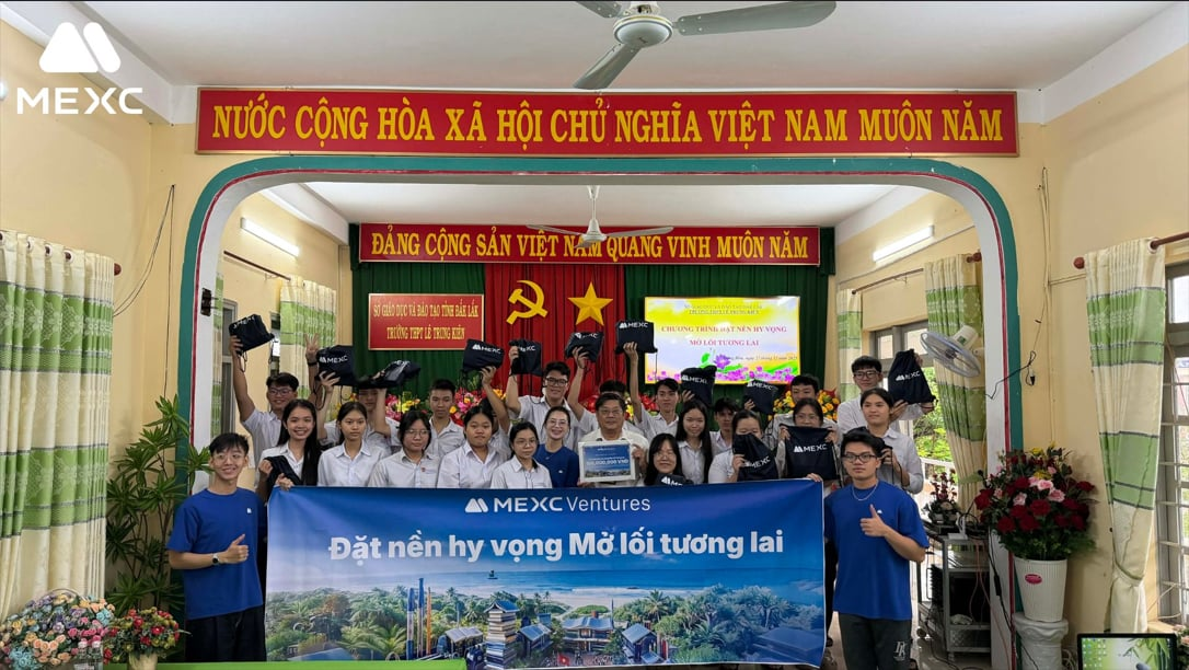 MEXC Việt Nam đồng hành phục hồi môi trường học tập tại Nha Trang và Phú Yên sau thiên tai