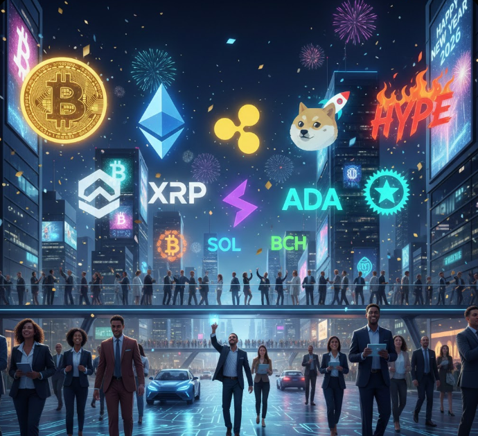Phân tích kỹ thuật ngày 1 tháng 1 năm 2026: BTC, ETH, BNB, XRP, SOL, DOGE, ADA, BCH, LINK, HYPE