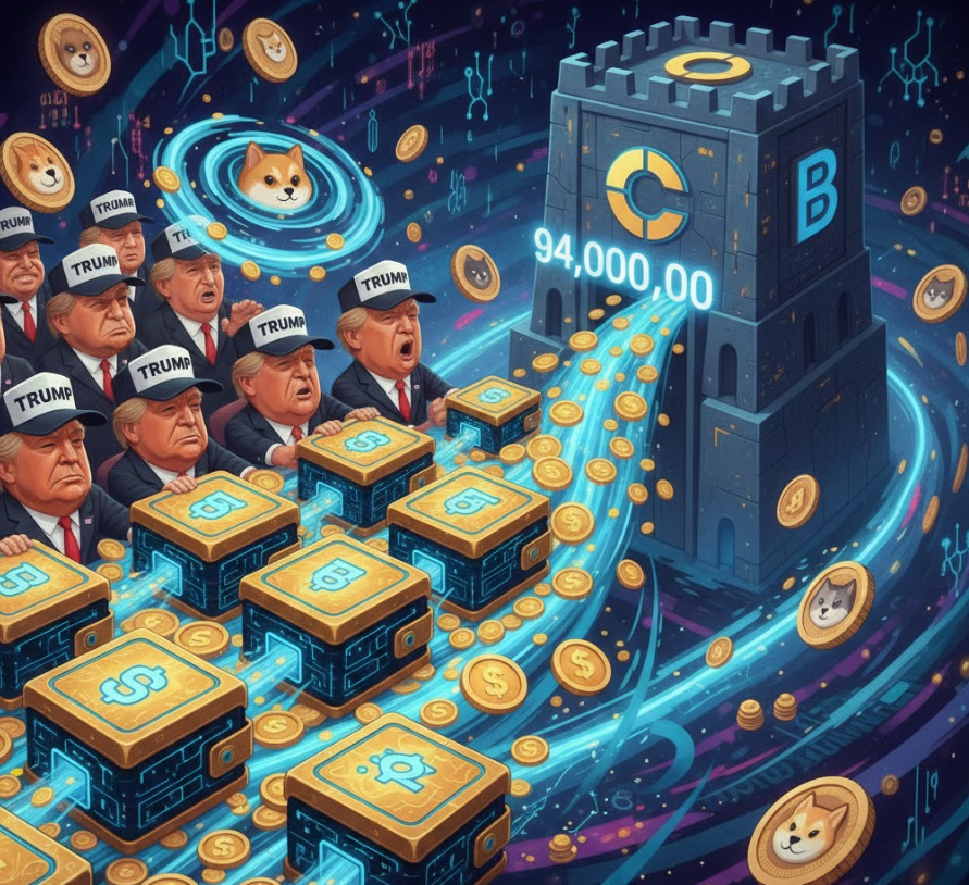 Các ví liên kết với team memecoin TRUMP đã chuyển 94 triệu USDC vào Coinbase trong tháng 12