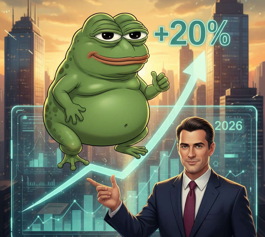 Giá PEPE tăng 20% khi James Wynn đưa ra dự đoán táo bạo cho năm 2026