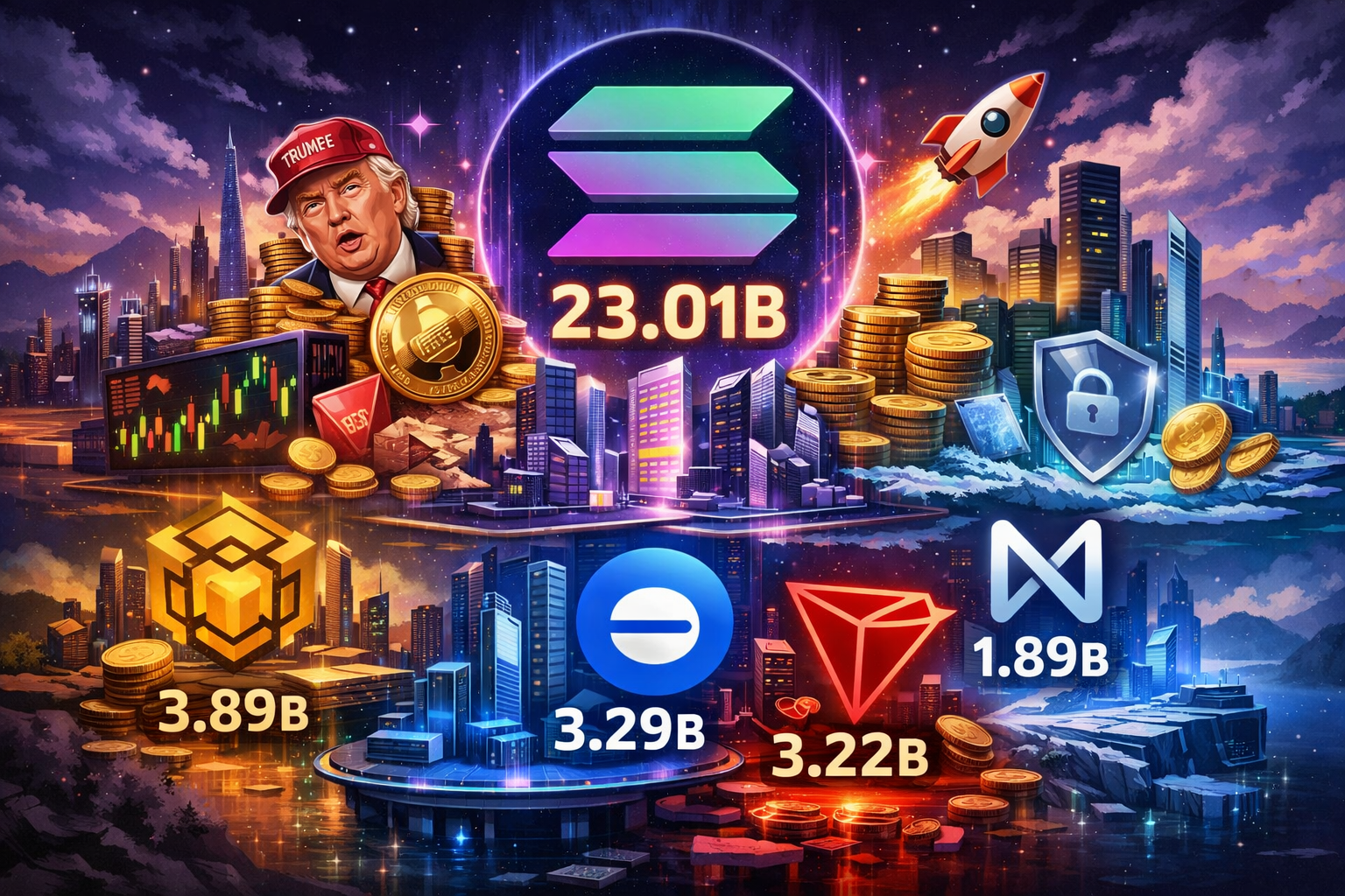 5 blockchain sôi động nhất năm 2025 và động lực thúc đẩy sự tăng trưởng của chúng